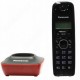 Радиотелефон PANASONIC KX-TG1611 RUF черный/красный